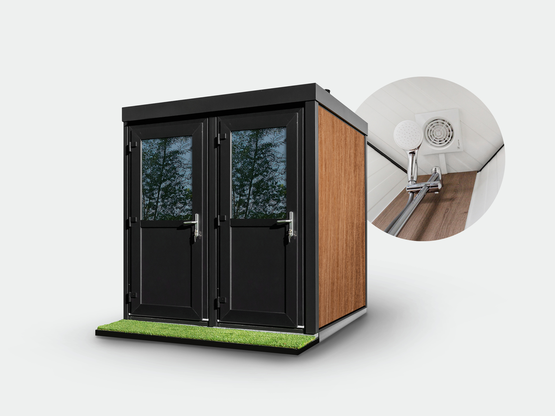 Roomplus Royal Duo Douche Unit met Twee Douche Compartimenten