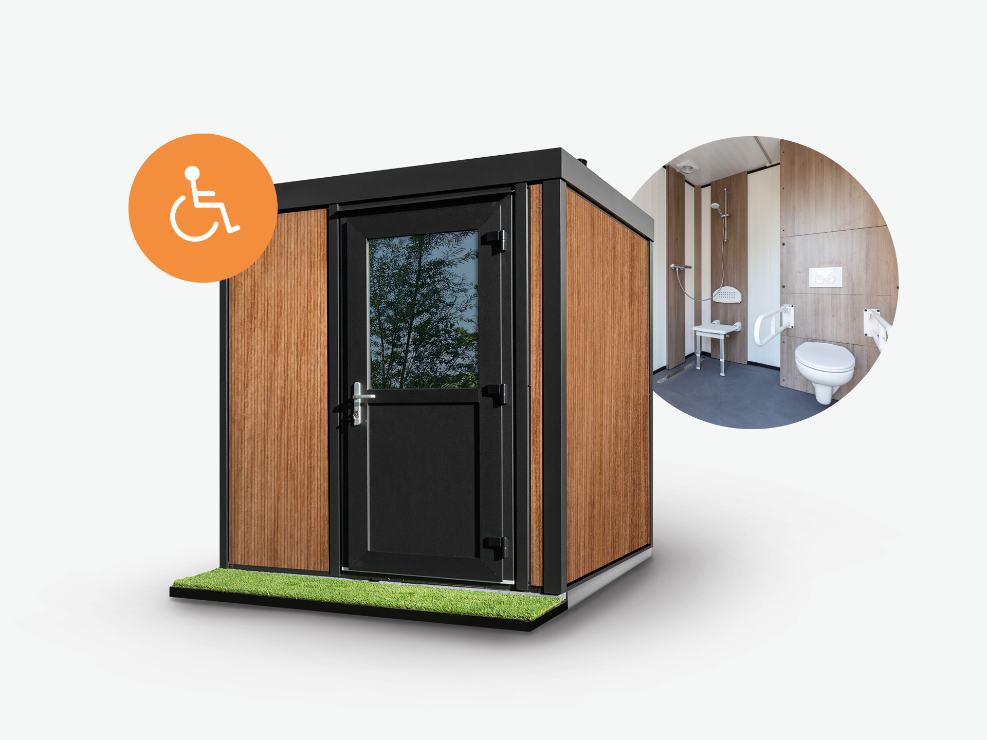 Roomplus Royal Miva Rolstoelvriendlijk Toiletgebouw